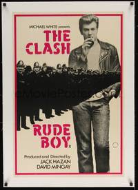 2z175 RUDE BOY linen English double crown '80 completely different image with Ray Gange & police!