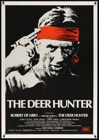 2z171 DEER HUNTER linen English 1sh '78 directed by Michael Cimino, Robert De Niro, Russian Roulette!