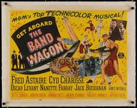 2z243 BAND WAGON linen 1/2sh '53 different images of Fred Astaire & sexy Cyd Charisse dancing!