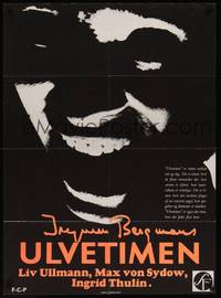 3a047 HOUR OF THE WOLF Danish '68 Ingmar Bergman, Liv Ullmann, wild screaming face close up!