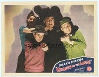 3a240 GHOSTS ON THE LOOSE LC '43 best close up of Bela Lugosi grabbed by Gorcey, Hall & Jordan!