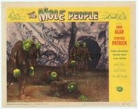 3a325 MOLE PEOPLE LC #7 '56 great image of many monsters emerging from underground!
