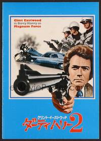 3b138 MAGNUM FORCE Japanese program '73 Clint Eastwood is Dirty Harry pointing his huge gun!