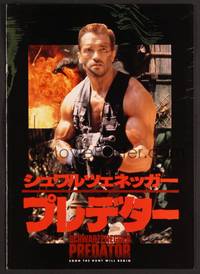 3b142 PREDATOR Japanese program '87 Arnold Schwarzenegger sci-fi, like nothing on Earth!