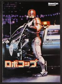 3b143 ROBOCOP Japanese program '87 Paul Verhoeven classic, Peter Weller is part man & machine!