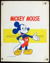 3b059 MICKEY MOUSE mini WC 1930s art of most classic animated rodent!