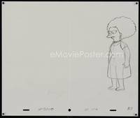 3b023 SIMPSONS pencil drawing '00s Matt Groening, full-length cartoon artwork of Patty!