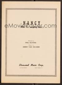 3b745 NANCY sheet music '44 written by Phil Silvers, composed by Jimmy Van Heusen!