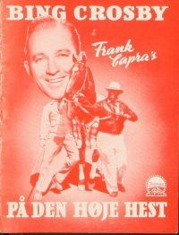 3b092 RIDING HIGH Danish program '50 Bing Crosby, Frank Capra, horse racing!