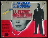 3b302 MAGNIFICENT OBSESSION French pressbook '54 Rock Hudson & Jane Wyman, Douglas Sirk