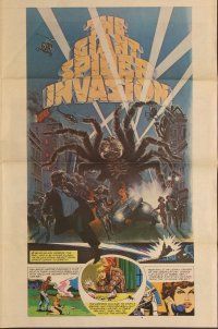 3b478 GIANT SPIDER INVASION herald '75 really cool comic book artwork by George!