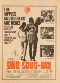 3b517 LOVE-INS herald '67 Richard Todd, James MacArthur, hippies & diggers, sex & drugs!