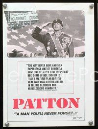 3b540 PATTON herald '70 General George C. Scott military World War II classic!