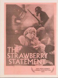 3b562 STRAWBERRY STATEMENT herald '70 Bruce Davison, Kim Darby & Bud Cort in student revolution!