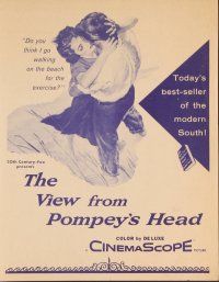 3b580 VIEW FROM POMPEY'S HEAD herald '55 Dana Wynter accidentally finds out her husband's a Negro!