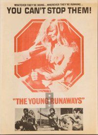 3b591 YOUNG RUNAWAYS herald '68 they experiment with drugs & sex with each other!