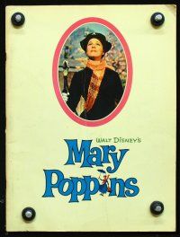 3b338 MARY POPPINS book '64 Julie Andrews, Dick Van Dyke, Walt Disney musical classic!