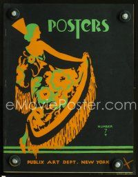 3b340 POSTERS NUMBER 7 book '30s art from early Paramount features!