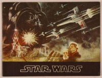 3b248 STAR WARS souvenir program book 1977 George Lucas classic, Jung art!