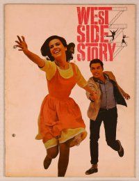 3b251 WEST SIDE STORY program book '61 Academy Award winning classic musical, Natalie Wood!