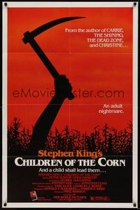 3c172 CHILDREN OF THE CORN 1sh '83 Stephen King horror, and a child shall lead them!