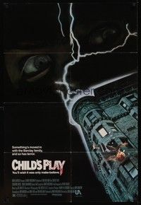 3c171 CHILD'S PLAY 1sh '88 something's moved in, you'll wish it was only make-believe!