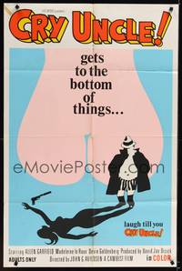 3c204 CRY UNCLE 1sh '71 pre-Rocky director John Avildsen gets to the sexy bottom of things!