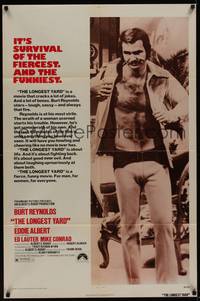 3c445 LONGEST YARD 1sh '74 Robert Aldrich prison football sports comedy, Burt Reynolds!
