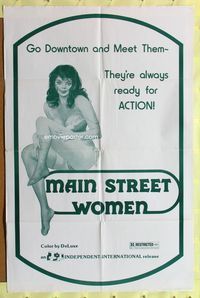 3c468 DYNAMITE BROTHERS 1sh R1980s always ready for action, Main Street Women