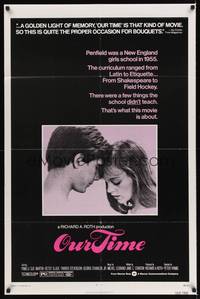 3c643 OUR TIME 1sh '74 sexy young Pamela Sue Martin, what they didn't teach in girls school!
