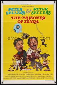 3c689 PRISONER OF ZENDA 1sh '79 Lionel Jeffries, Elke Sommer & Peter Sellers in 3 roles!