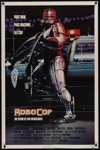 3c730 ROBOCOP 1sh '87 Paul Verhoeven classic, Peter Weller is part man, part machine, all cop!