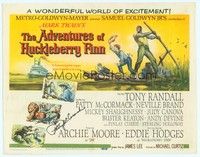 3d114 ADVENTURES OF HUCKLEBERRY FINN signed TC '60 by Patty McCormack, art of Hodges & Archie Moore