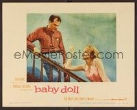 3d257 BABY DOLL LC #3 '57 Elia Kazan classic, sexy Carroll Baker taunts Karl Malden!
