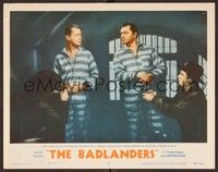 3d259 BADLANDERS LC #2 '58 Alan Ladd & Ernest Borgnine getting released from prison have big plans!