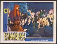 3d261 BARABBAS LC '62 Anthony Quinn standing on rubble watches Silvana Mangano!