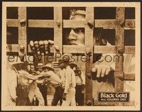 3d279 BLACK GOLD LC '27 black cowboys scuffling in front of man in jail cell!