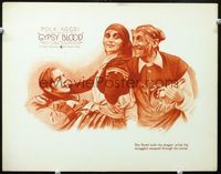 3d050 GYPSY BLOOD LC '18 Pola Negri as Carmen distracts Harry Liedtke as Don Jose!