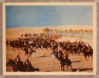 3d022 LAWRENCE OF ARABIA roadshow LC '62 David Lean, close shot of many men on horses with guns!