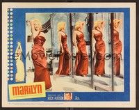 3d039 MARILYN LC #8 '63 sexy full-length Monroe with image reflected in four mirrors!
