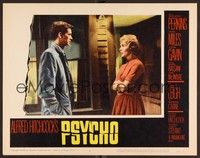 3d003 PSYCHO LC #6 '60 Alfred Hitchcock, great 2-shot of Anthony Perkins and Janet Leigh!