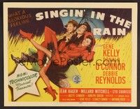 3d009 SINGIN' IN THE RAIN TC '52 Gene Kelly, Donald O'Connor, Debbie Reynolds, classic musical!