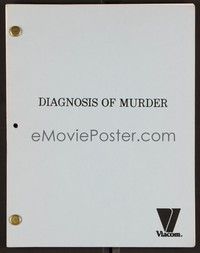 3e180 DIAGNOSIS MURDER first draft script August 27, 1991, screenplay by Dean Hargrove!
