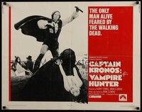 3f424 CAPTAIN KRONOS VAMPIRE HUNTER 1/2sh '74 the only man alive feared by the walking dead!