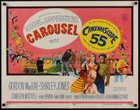 3f426 CAROUSEL 1/2sh '56 Shirley Jones, Gordon MacRae, Rodgers & Hammerstein musical!
