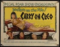 3f427 CARRY ON CLEO 1/2sh '65 English comedy on the Nile, sexy full-length Amanda Barrie!