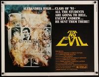 3f471 FEAR NO EVIL 1/2sh '81 Frank LaLoggia horror, the class of '81 are all going to Hell!