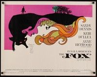 3f483 FOX 1/2sh '68 Sandy Dennis, Kier Dullea, Anne Heywood, cool art by L & D Dillon!