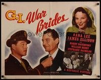 3f490 G.I. WAR BRIDES style A 1/2sh '46 James Ellison, pretty Anna Lee!