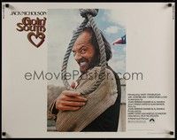 3f494 GOIN' SOUTH 1/2sh '78 great image of smiling Jack Nicholson by hanging noose in Texas!